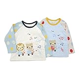 【アウトレット】Piccolo 長袖Tシャツ (70～90cm) キムラタンの子供服 サックス 70 (34302-153)