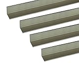 安田 アルミアングル 1m 1.2x10x10mm ステンカラー 4本組
