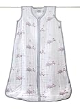 aden + anais Cozy Muslin Sleeping Bag, For The Birds, Owl, Large by aden + anais [並行輸入品]