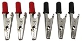2 ALLIGATOR CLIP 6-PIECE SET WITH INSULATED TIPS by ToolUSA