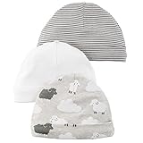カーターズ Carter's 男女兼用I'M AWESOMEな羊さんコットン素材ベビーキャップ3個セット [並行輸入品]