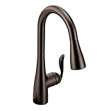 Moen 7594ORB Arbor One-Handle High Arc Pulldown Kitchen Faucet Featuring Reflex, Oil Rubbed Bronze [