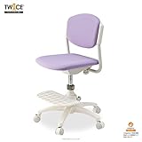 イトーキ トワイス 学習チェア 布張り パープル KS5-9PP