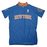 NBA New York Knicks Women 's Short Sleeve Away Cycling Jersey XL