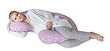 Motherhood Sleepy-C Pregnancy and Nursing Maternity Support Pillow (Lilac Leaves) by Motherhood