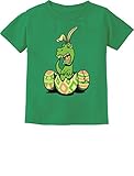 T - Rex Bunny Easter Egg面白いギフトfor Easter幼児/幼児キッズTシャツ カラー: グリーン
