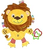Lion Taggie Activity Blanket and Sensory Toy Baby Gifts for Newborns on Up [並行輸入品]