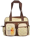 Disney Winnie the Pooh Large Tree Print Double Handle Diaper Bag by Cudlie Accessories LLC [並行輸入品]