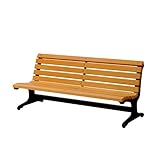 ベンチ W2 (背付)(木製) 2400210