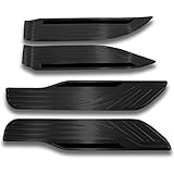 【シェアスタイル】ヴェルファイア アルファード30系専用サイドステップガード4P 前期後期対応【ブラックステン】[A]