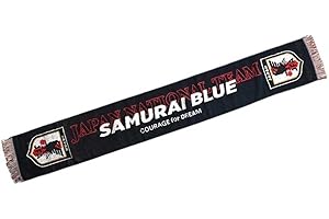 サッカー日本代表 ロングタオルマフラー  STADIUM LINE JO352 ブラック