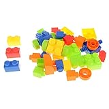 ノーブランド品 プラスチック製　積み木　楽しいゲーム　知育玩具　創造性　目と手を訓練　ギフト