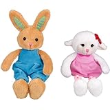 (シュピーゲルブルグ) SPIEGELBURG ウサギと羊のぬいぐるみセット