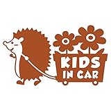 imoninn KIDS in car ステッカー　【パッケージ版】　No.62　花屋のハリさん　（茶色）