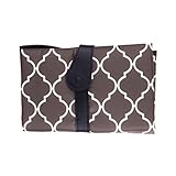 Lovoski ベビー　収納ポケット　折り畳み　防水　おむつパッド　取替えマット　パッド　全3色 - グレー