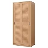 ルーバー引き戸 大容量クローゼット アネモネ 幅90cm ナチュラル