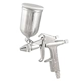 uxcell ミニスプレーガン　重力式　塗装作業　エアー　カップ付　F-2 0.5mmノズル　3.5 Bar