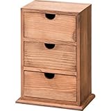 ラック シェルフ 棚 収納 小型 ♪東谷家具 ミニ チェスト3D AKB-131 ＜W15×D10×H20cm＞ 【AZUMAYA】 インテリア家具 ファミリー 一人暮らし シンプル おしゃれ