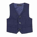 (アイム)iiniim　キッズ　紳士　ベスト　ボーイズ　正式　ウエストコート　フォーマル　子供服　七五三　発表会　ジュニア　入学式　卒業式 ネービーブルー 140