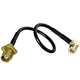 Bingfu RFピグテール標準50 Ohm FakraカレーコードKプラグオスto右角度SMBプラグメスon 15 cm ( 5.91in ) rg174同軸ケーブルfor Satelliteラジオ