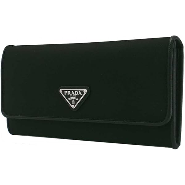 Amazon | [PRADA] SAF.TRIANGOLO長2F/NERO F0002 MISC | 財布