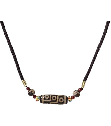 Amazon.co.jp: チベット 天珠 宝瓶天珠 白 瑪瑙 カルセドニー 38