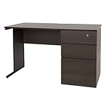 オフィスカグ オフィスデスク 事務机 片袖机 ダークブラウン 幅1200×奥行600×高さ700mm MOD-K1260-D
