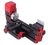 Mini Motorized Lathe Machine DIY Tool Metal Woodworking For Hobby Modelmaking ミニ電動旋盤DIY工具金属彫刻趣味モデルメー