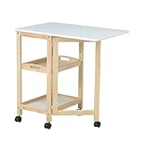 木製バタフライワゴン ホワイト/ナチュラル 6605S-1 WH/NA