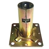 【5個入】 単管ベース ワンタッチ固定ベース 38.1用 J-1108 単管パイプジョイントベース J販 代不