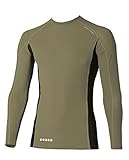 KURODARUMA(クロダルマ) アンダーレイヤー 接触冷感 吸汗速乾 アーミーグリーン 3L