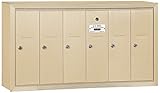 Salsbury Industries 3506SSP Surface Mounted Vertical Mailbox with Master Commercial Lock, Private Ac