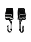 合金製 360度回転 ベビーカー用フック LITTA GLITTA　【特許出願中】 Pixie Hooks (Metallic Black)