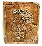 Religious Cast Stone Moses Relief Garden Plaque装飾用クリスマスギフト(砂岩& Shale )
