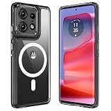 Motorola Moto G66J/G66Y/G56 5G ケース全透明 MagSafe対応 マグネット搭載 マグセーフ対応 モトローラ g66j 5G カバー 全面保護 耐衝撃 薄型 軽量 指紋防止 黄ばみなし (透明, MOTO G66Y)