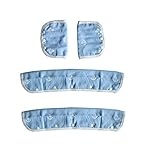 Spinas（スピナス）ベビーカー シートベルト フロント バー よだれ カバー パッド 洗い替え用つき 抱っこ紐 チャイルドシート にも 全5種（パンダ/クラウン/イチゴ/イカリ/クモ）