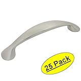 Cosmas 5795snサテンニッケルキャビネットハードウェアハンドルプル – 3 – 3 / 4 " ( 96 mm )穴中心 – 25パック