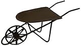 Craft Outlet Tin Wheelbarrow、9.5 by 4-inch