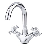 Homyl 真鍮製　蛇口　浴室　キッチン　二重結合　錆びない　フィッティング付き　0.05〜1.2MPa　全3サイズ - ＃1