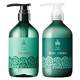 ISM シャンプー&トリートメント セット ローズグリーン 各490ml