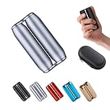 リラックス ハンドローラー ハンドヘルドローラー ストレス解消 おもちゃ 感覚玩具 疲労回復 緊張を和らげる 集中力と柔軟性を向上させる ポータブルデザイン (シルバー)