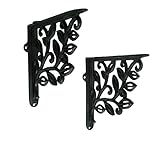 Nachリーフデザイン壁シェルフブラケットLarge 7。" Pack of 2 large 7". Pack of 2 js-90-422L 1