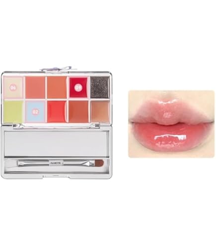 Amazon | Flortte フロレット リップ 高発色 10色リップパレット潤い