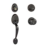 Dynasty Hardwre COL-SIE-100-12P Colorado Front Door Handleset, Aged, Oil Rubbed Bronze with Sierra K