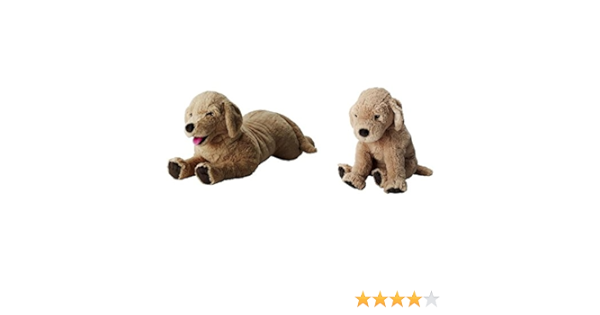 Amazon Co Jp Ikea イケア ソフトトイ ぬいぐるみ ゴールデンレトリバー 犬 大小2点セット Cs001 Gosig Golden おもちゃ