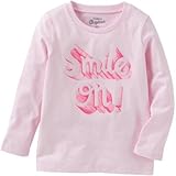 OSHKOSH(オシュコシュ) オシュコシュオリジナルグラフィックティ ピンク トップス長袖Tシャツ 2歳【並行輸入】