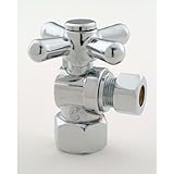 Jaclo 616-sn 1 / 2 " OD X 3 / 8 " IPS角度バルブ、サテンニッケル