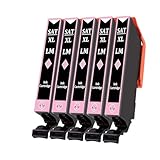 EPSON用 エプソン用 SAT 互換インク サツマイモ SAT-LMライトマゼンタ 5本セット対応機種:EP-815A EP-814A EP-813A EP-812A EP-715A EP-714A EP-713A EP-712A 【増量版/残量表示/個包装】