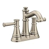 Moen Belfield 6401 2ハンドルセンターセット洗面所蛇口、クロム 6401BN 1