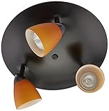Cal Lighting SL-954-3R-RUMRU Spot Light with Mesh Rust Shades Rust Finish [並行輸入品]